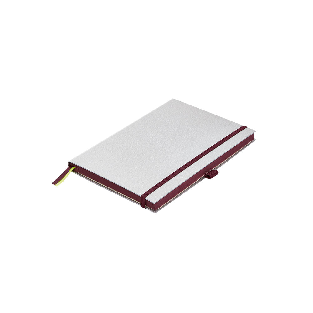 Lamy Notebook Fountain Pen Gift Set A5 Hard Cover Black/Purple - Cafe Supply