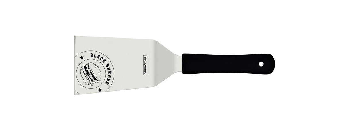 Tramontina Churrasco Black Barbecue Burger Spatula 6", 15cm - Cafe Supply