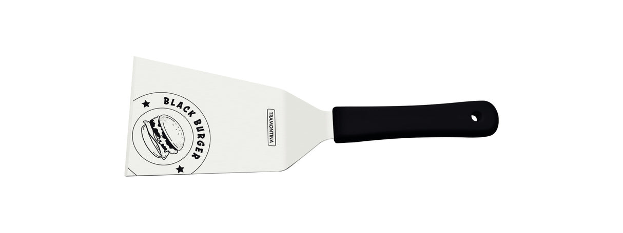 Tramontina Churrasco Black Barbecue Burger Spatula 6", 15cm - Cafe Supply