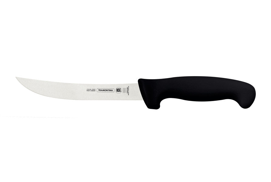 Tramontina Professional Master Black Boning Knife Curved 6", 15cm - Cafe Supply