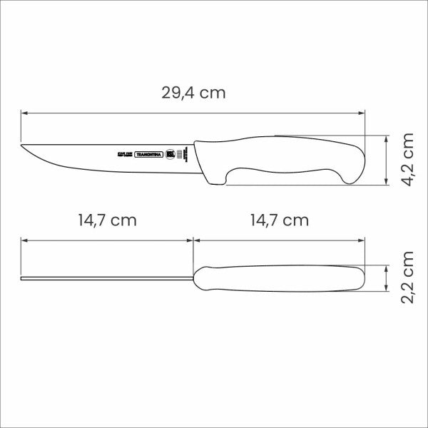 Tramontina Professional Master Black Boning Knife Thin 6", 15cm - Cafe Supply