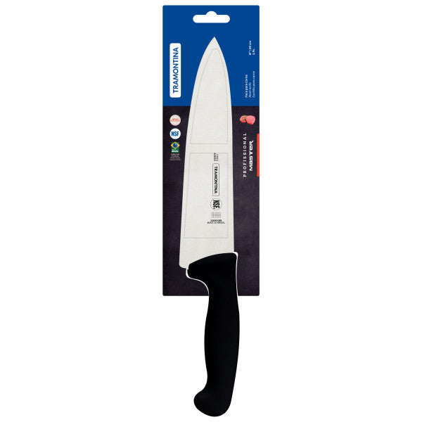 Tramontina Professional Master Black Cooks Knife 8", 20cm - Cafe Supply