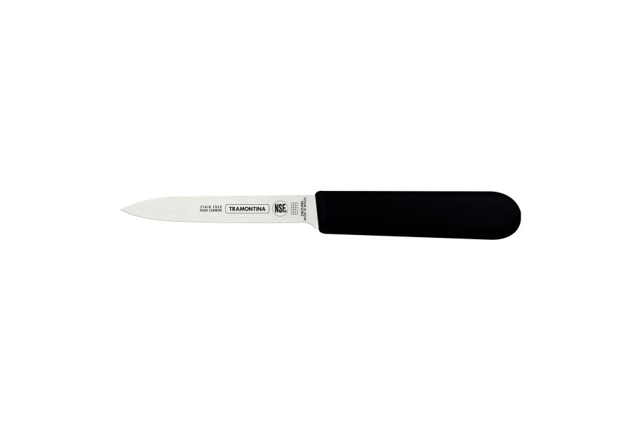 Tramontina Professional Master Black Paring Knife 4", 10cm - Cafe Supply