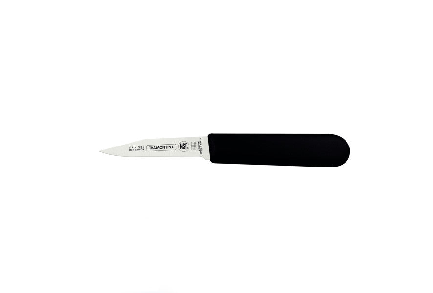 Tramontina Professional Master Black Paring Knife Tappered 3", 8cm - Cafe Supply