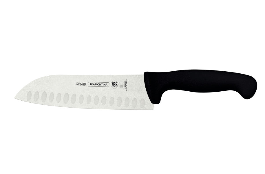 Tramontina Professional Master Black Santoku Knife 7", 18cm - Cafe Supply