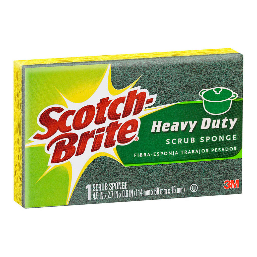 Scotch-Brite Heavy Duty Kitchen Scrub Sponge - Cafe Supply