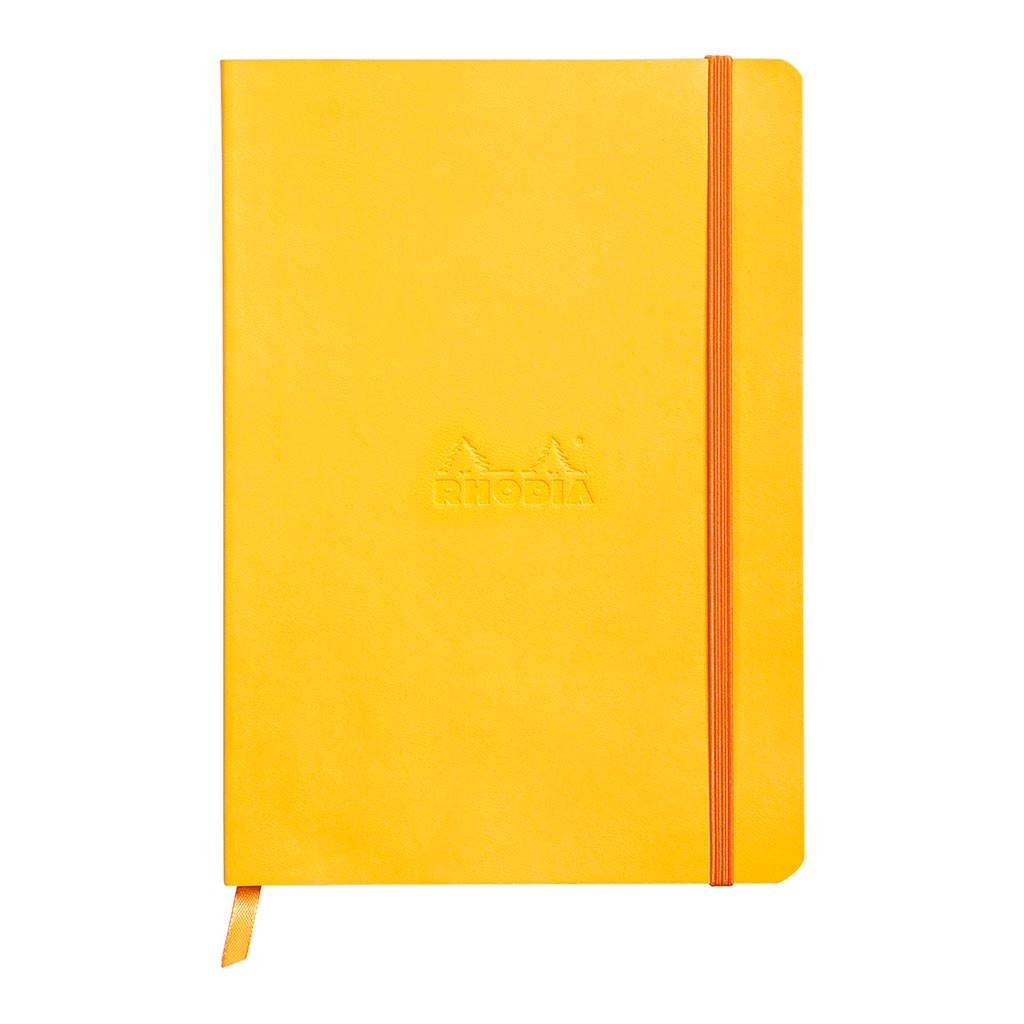 Rhodiarama Softcover Notebook A5 Lined Daffodil - Cafe Supply