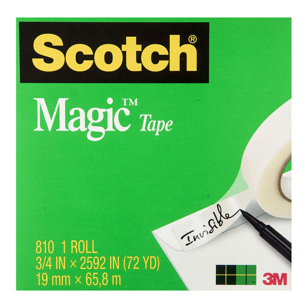 Scotch Magic Tape 810 19mmx66m - Cafe Supply