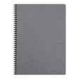 Age Bag Spiral Notebook A4 Lined Grey - Cafe Supply