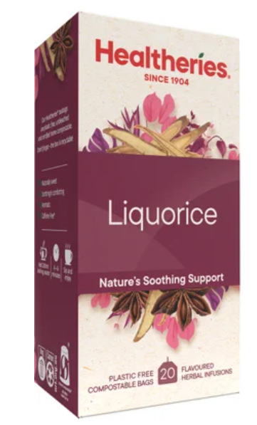 Healtheries Liquorice Tea Bags 20pk - Cafe Supply