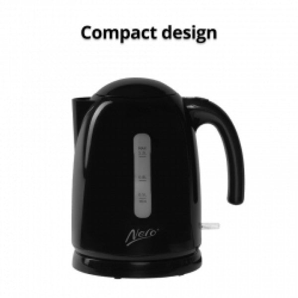 Nero Deluxe Studio Black 1.2 L Kettle - Cafe Supply
