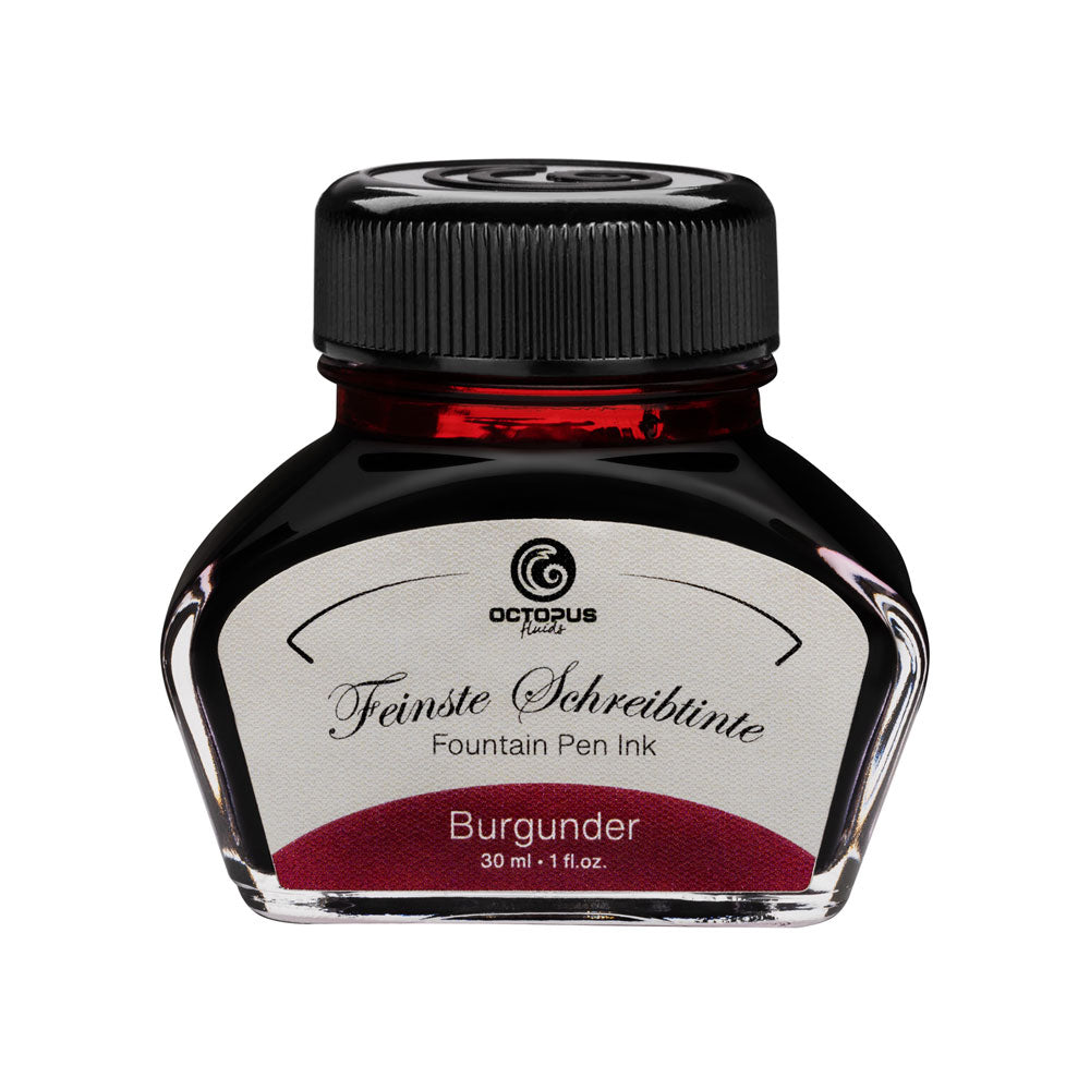 Octopus Fluids Fountain Pen Ink Burgundy (Burgunder) 30ml - Cafe Supply