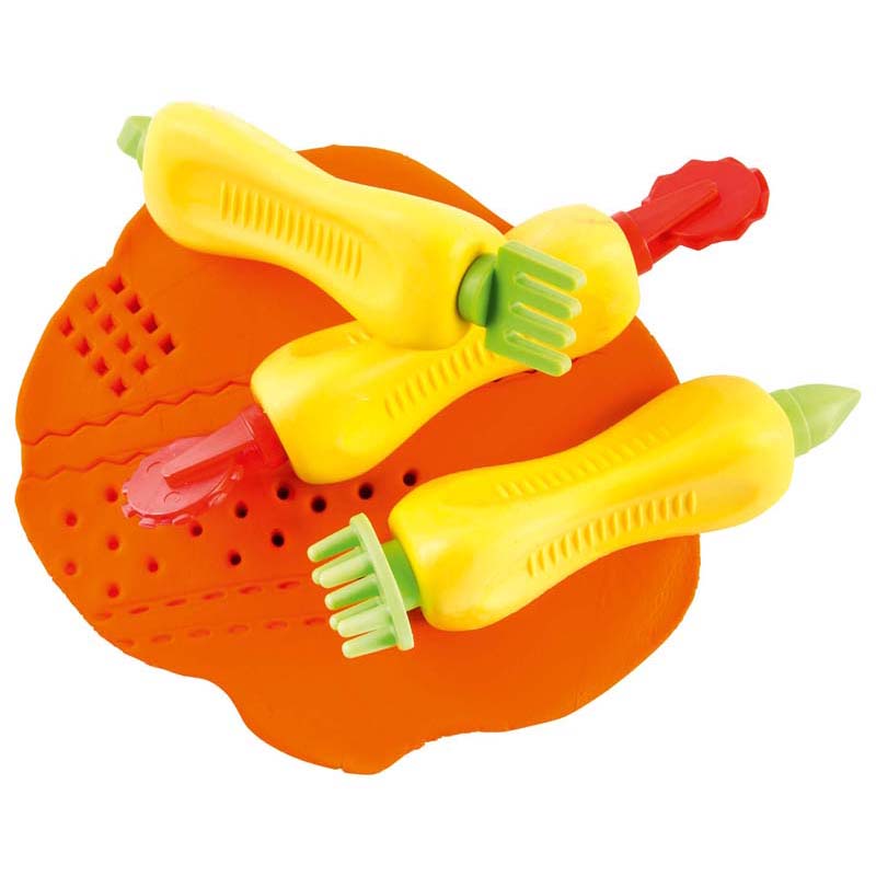 EC Easi-Grip Double Ended Dough And Paint Tools Pack 3 - Cafe Supply