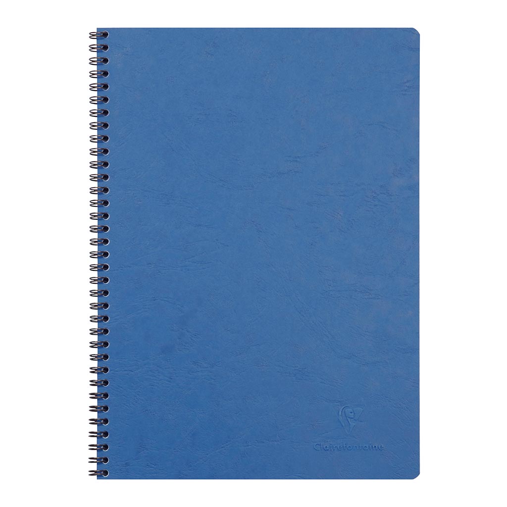 Age Bag Spiral Notebook A4 Lined Blue - Cafe Supply