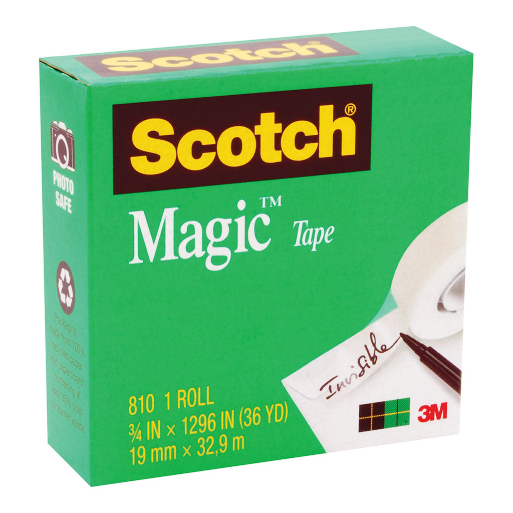 Scotch Magic Tape 810 19mmx33m - Cafe Supply