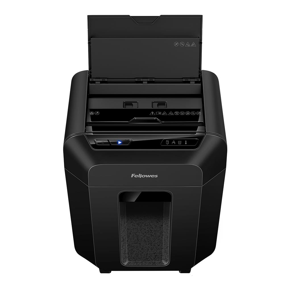 Fellowes AutoMax 90M Mini Cut Shredder - Cafe Supply