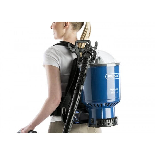 PacVac Superpro Battery Back Pack Vacuum - Cafe Supply