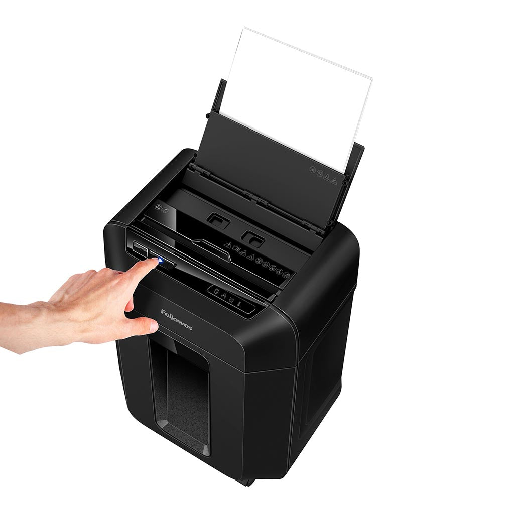 Fellowes AutoMax 90M Mini Cut Shredder - Cafe Supply