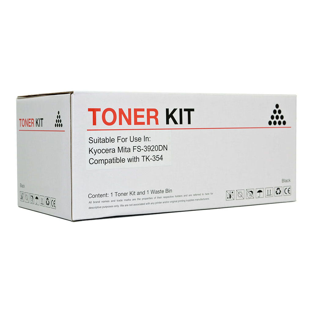 Icon Compatible Kyocera TK354 Black Toner Cartridge - Cafe Supply