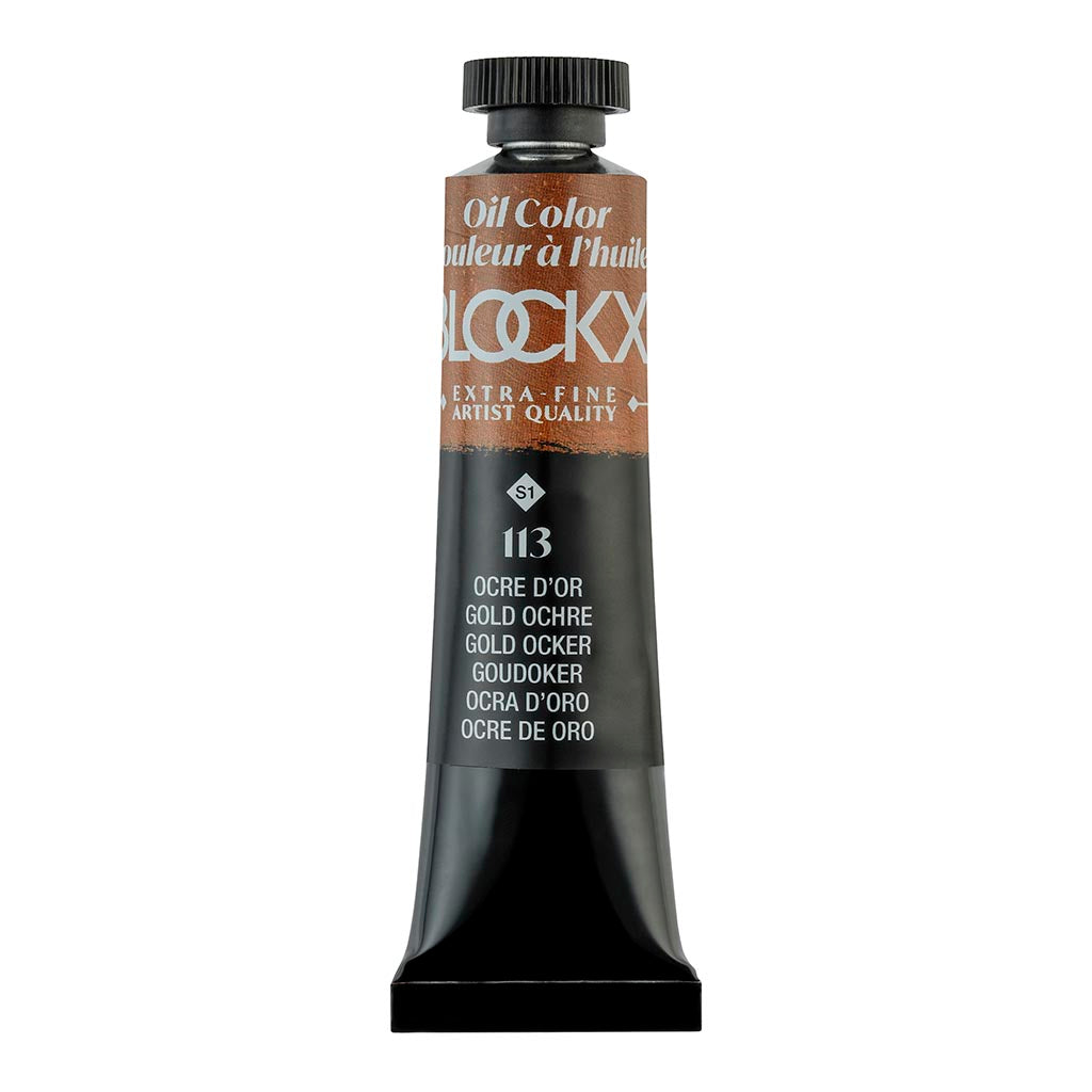 BLOCKX Oil Tube 20ml S1 113 Golden Ochre - Cafe Supply