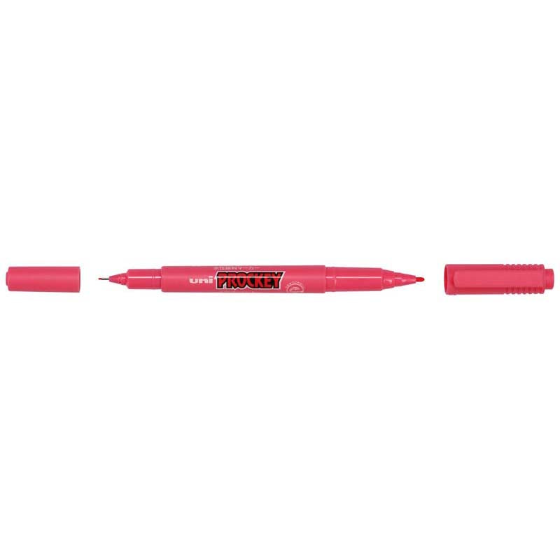 Uni Prockey Marker Dual Tip 0.4/0.9mm Pink PM-120 - Cafe Supply