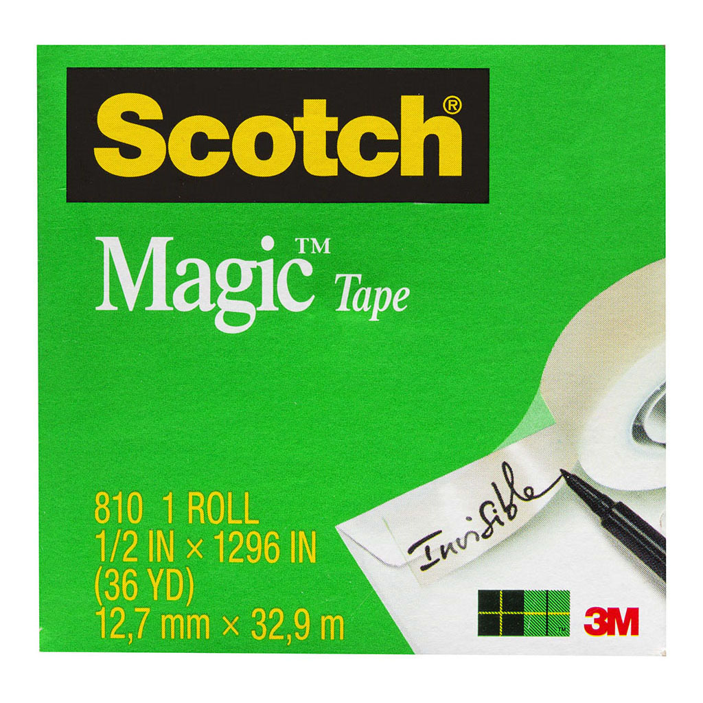 Scotch Magic Tape 810 12.7mmx33m - Cafe Supply