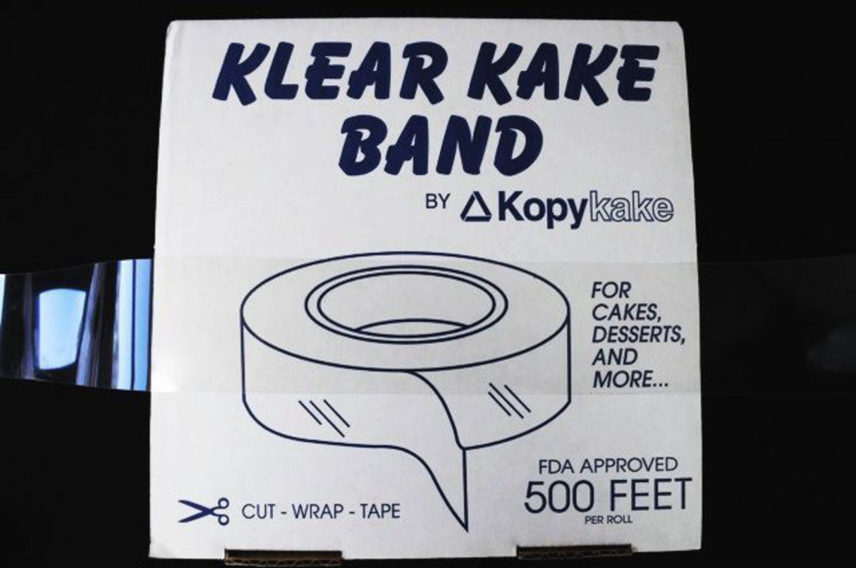 2" (50mm) Clear Cake Band (152.4mtr) - SOLD OUT - Cafe Supply