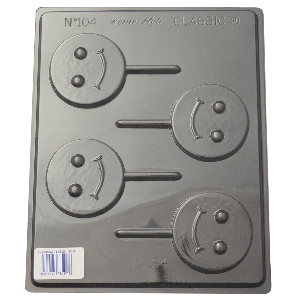 Happy Faces Mould (0.6mm) - Cafe Supply