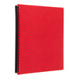 Icon Refillable Display Book A4 20 Pocket Red - Cafe Supply