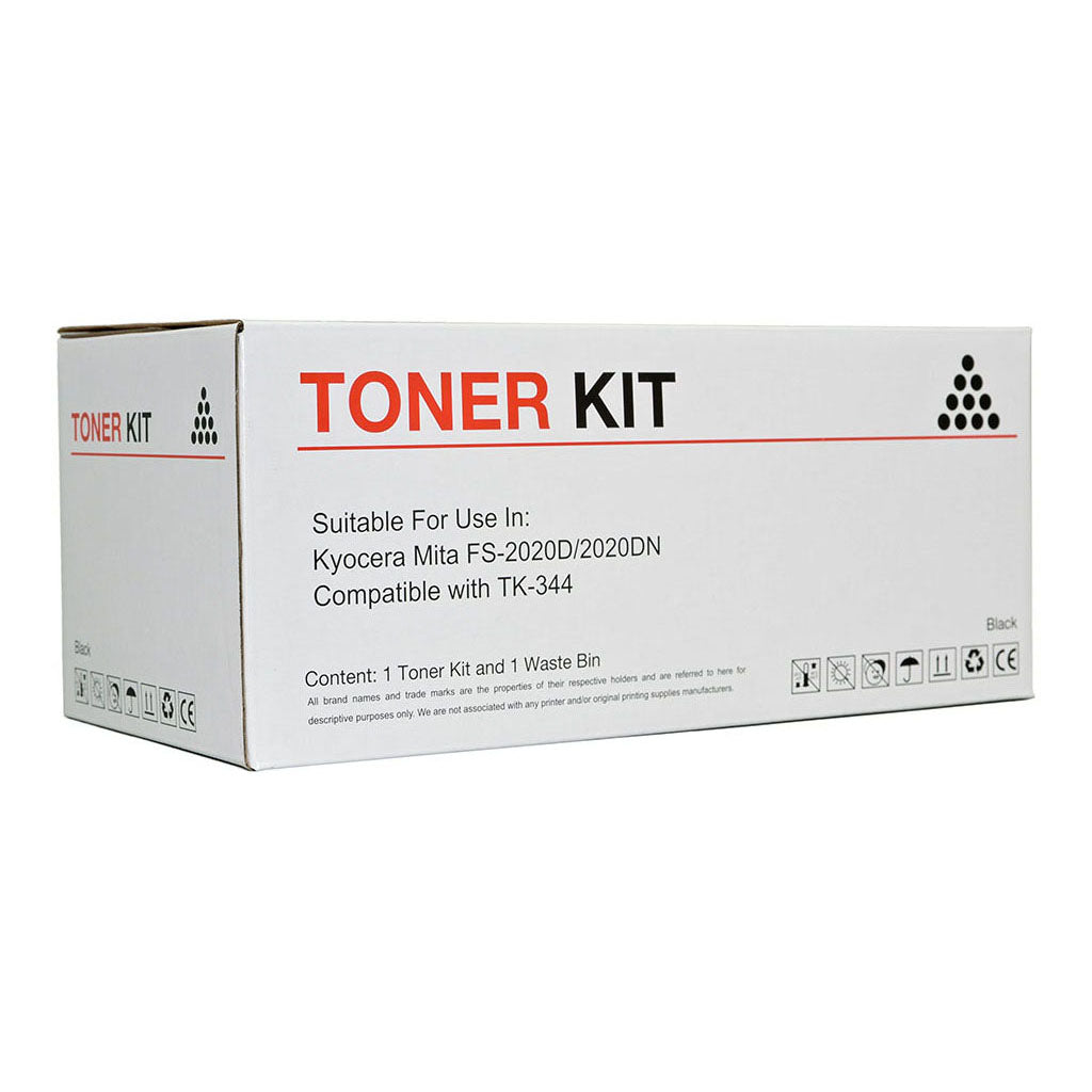 Icon Compatible Kyocera TK344 Black Toner Cartridge - Cafe Supply