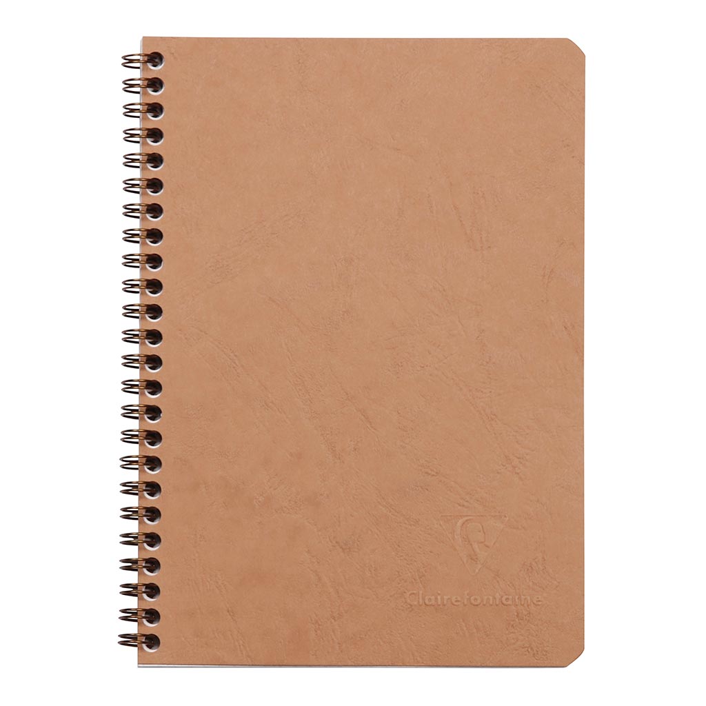 Age Bag Spiral Notebook A5 Lined Tobacco - Cafe Supply