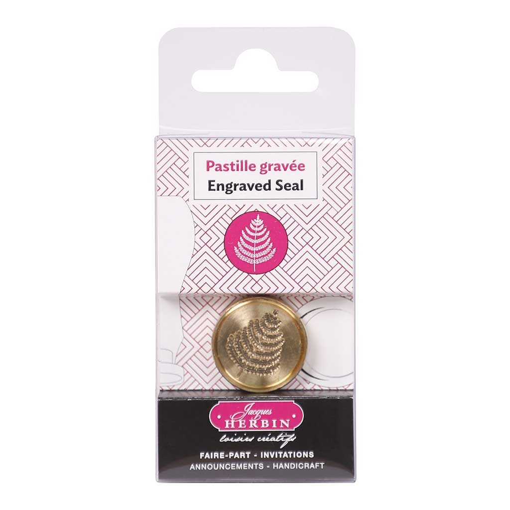 Herbin Round Wax Seal Fern - Cafe Supply