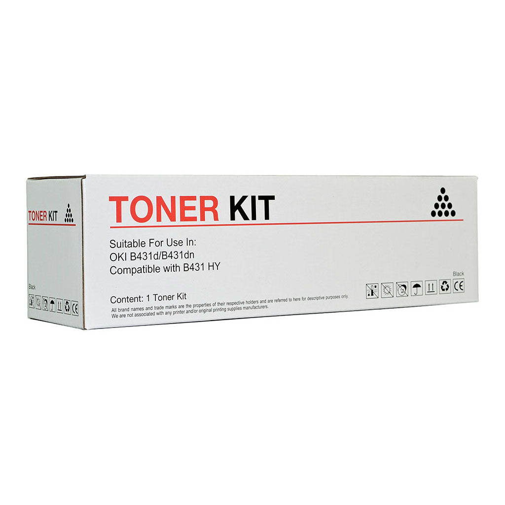 Icon Compatible OKI B431 Black Toner Cartridge (44574903) - Cafe Supply