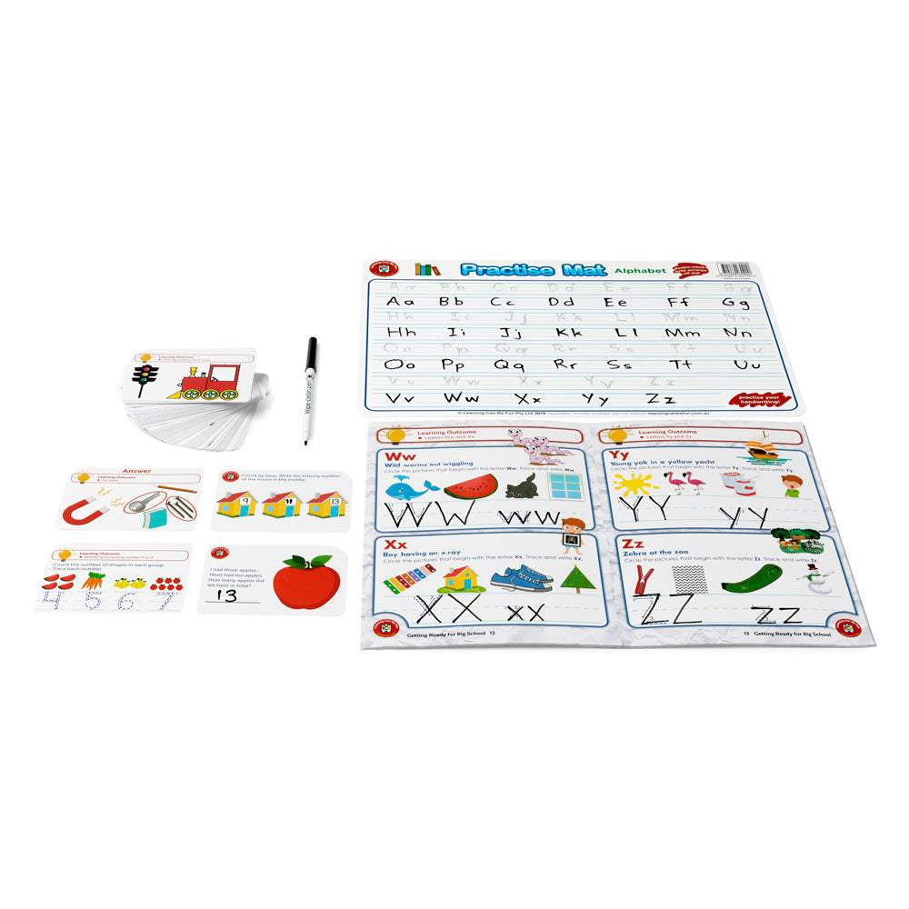 LCBF Write & Wipe Learning Set Primary School Skills - Cafe Supply