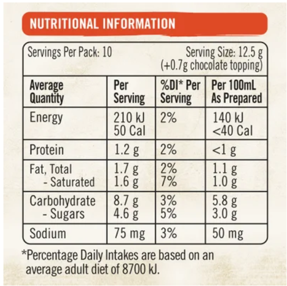 Nescafe Cappuccino Decaf Coffee Sachets 10pk - Cafe Supply