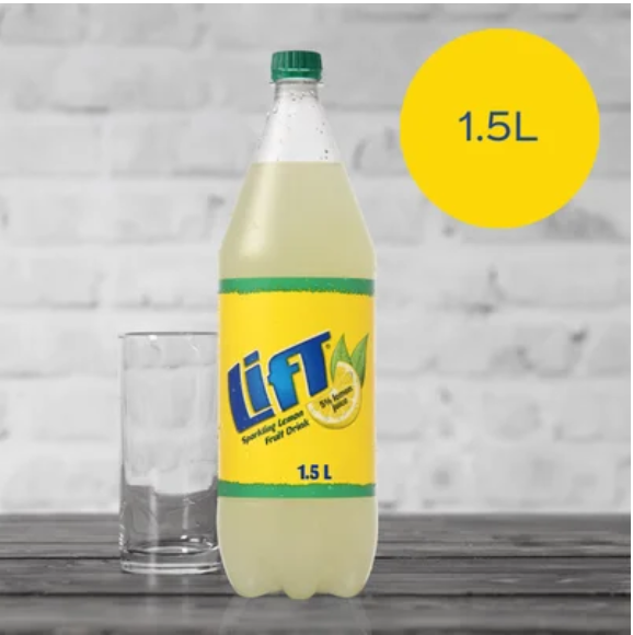 Lift Sparkling Lemon Fruit Drink 1.5l - Cafe Supply