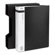 Icon Display Book A4 with Insert Spine 100 Pocket with Case Black - Cafe Supply