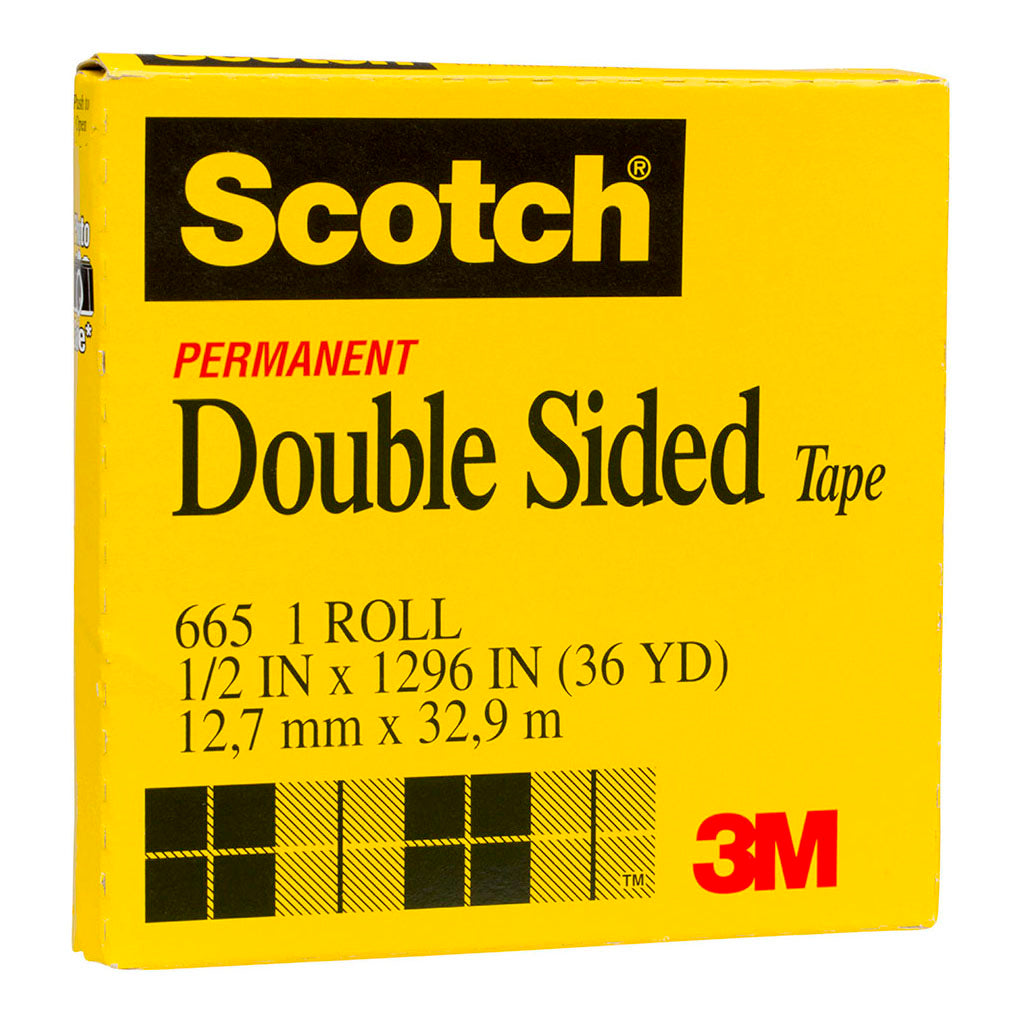 Scotch Double Sided Tape 665 12.7mm x 33m - Cafe Supply