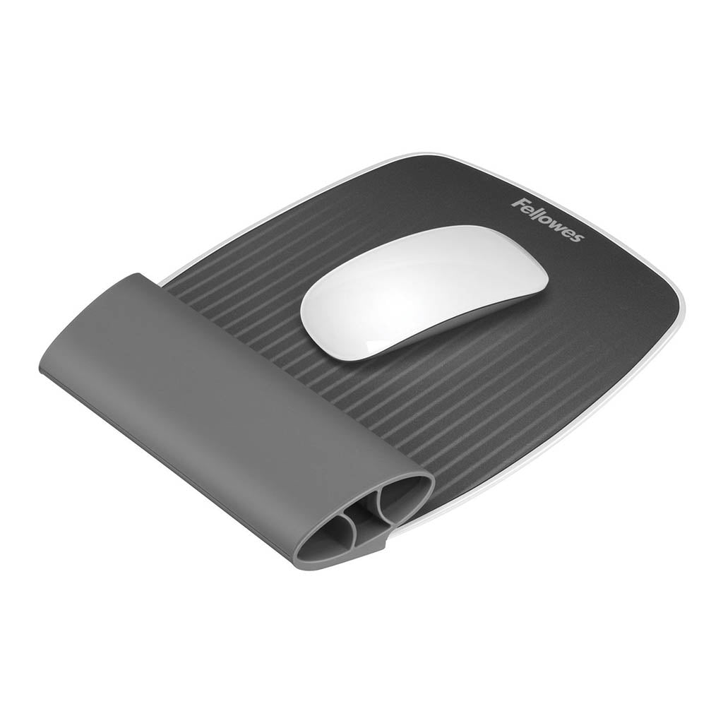 Fellowes I-Spire Series Wrist Rocker Mouse Pad Grey - Cafe Supply