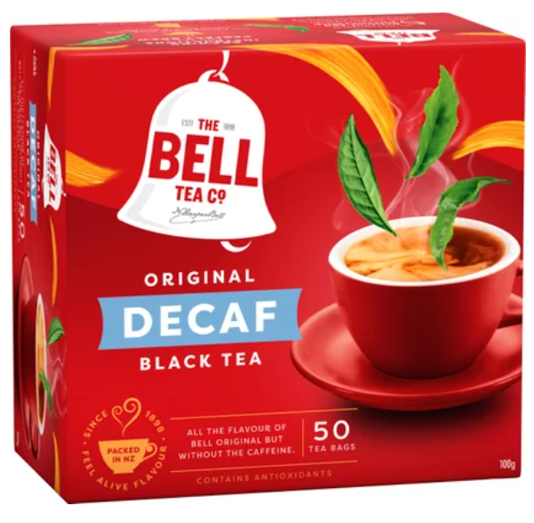 Bell Original Decaf Black Tea Bags 50pk - Cafe Supply