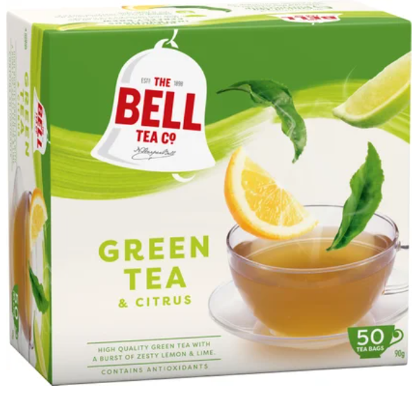 Bell Citrus Green Tea Bags 50pk - Cafe Supply