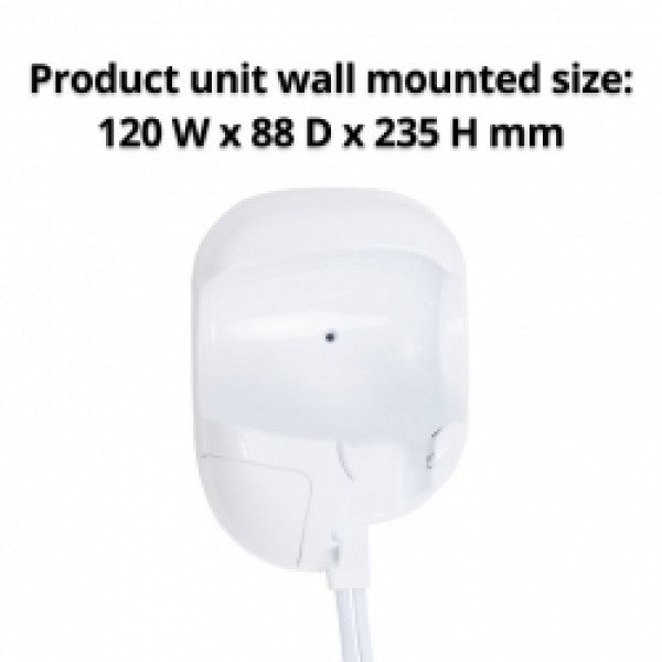 Nero Snug 1400W Wall Mount Hair Dryer - Cafe Supply