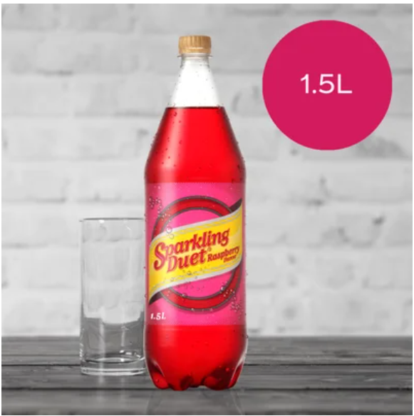 Schweppes Sparkling Duet Raspberry 1.5l - Cafe Supply