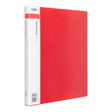 Icon Display Book A4 with Insert Spine 40 Pocket Red - Cafe Supply