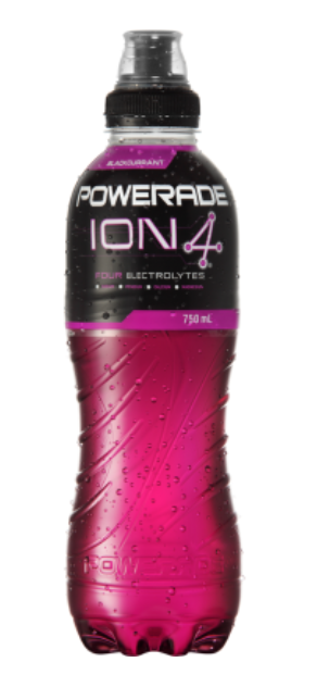 Powerade ION4 Blackcurrant Sports Drink 750ml - Cafe Supply