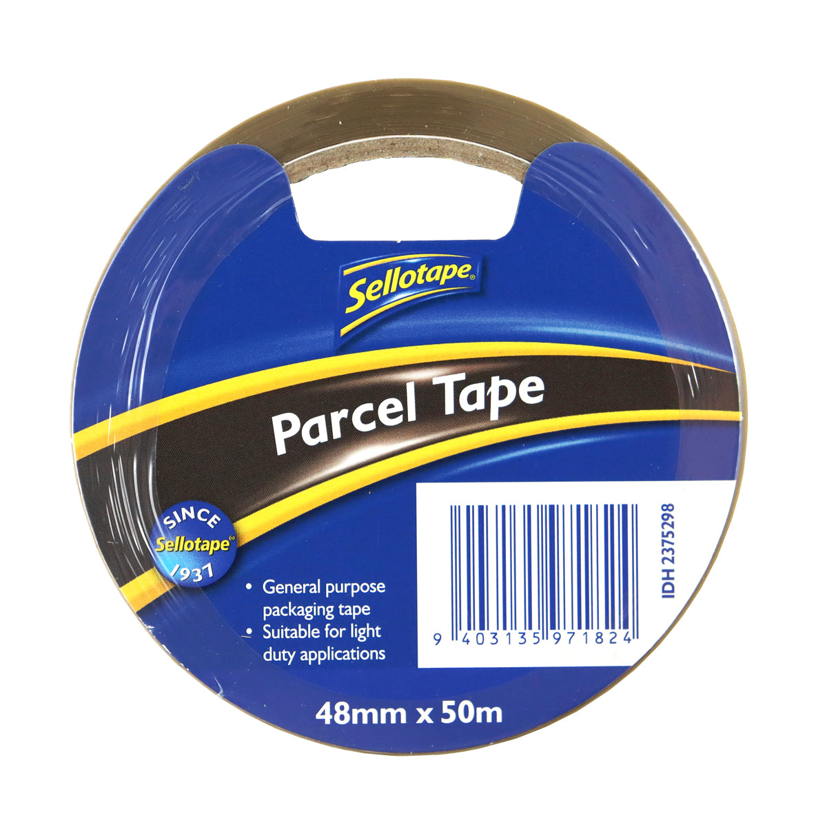 Sellotape Parcel Tape Brown 48mmx50m - Cafe Supply