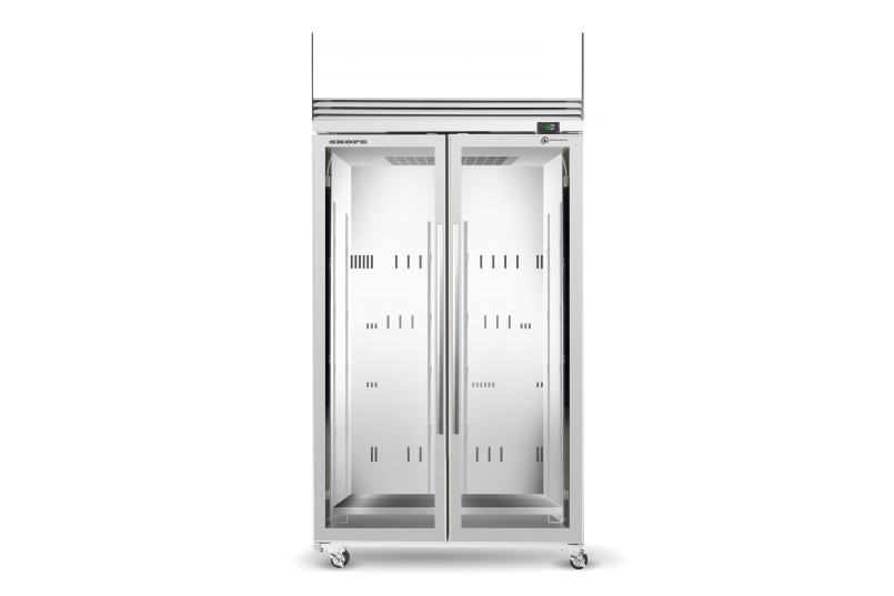 Skope TMF1000N-Ice 2 Glass Door Upright Display or Storage Freezer - Cafe Supply