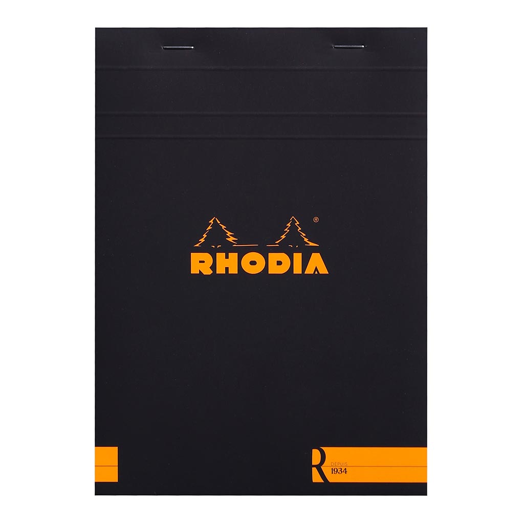 Rhodia le R Pad No. 16 A5 Lined Black - Cafe Supply