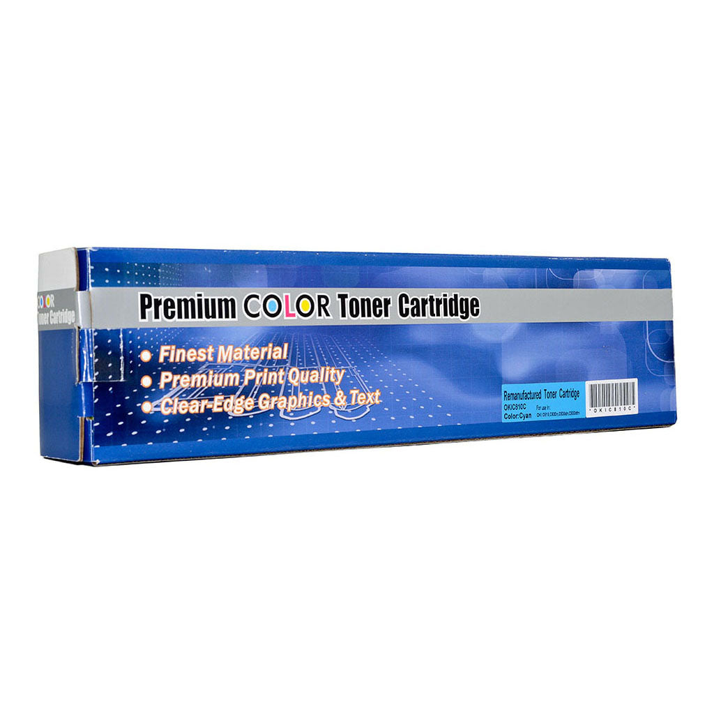 Icon Remanufactured OKI C810 830 Cyan Toner Cartridge (44059135) - Cafe Supply