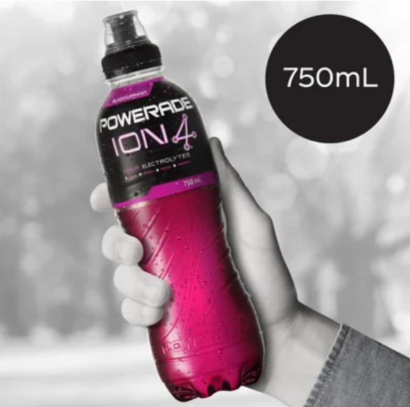 Powerade ION4 Blackcurrant Sports Drink 750ml - Cafe Supply